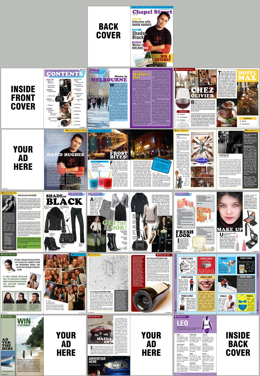 Magazine Design When it comes to your magazine design